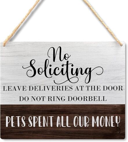 Ryeolo Working From Home Sign For Front Door Do Not Ring Doorbell Sign Hanging Decor,Please Do Not Knock Sign Wall Hanging Wooden Decor For House Bedroom Office 10.2x7.8 Inches in Saudi Arabia