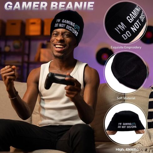 Gamer Gifts, 8PCS Cool Gaming Gift Bulk Set Includes Tumbler Straw Beanie Socks Key Chain Thanks Card Gift Box, Christmas Gifts for Teen Teenage Boys Men Idea in Saudi Arabia