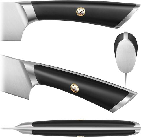 Cangshan ELBERT Series German Steel Forged 2-Piece Carving Set (Black) in Saudi Arabia