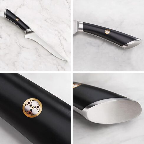 Cangshan ELBERT Series German Steel Forged 2-Piece Carving Set (Black) in Saudi Arabia