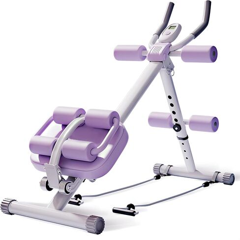 Multifunctional Ab Workout Equipment, Adjustable Ab ＆ Sit Up Machine for Stomach Workout, Ab Exercise Bench Crunch Machine for Core Abdomen, Foldable Abdominal Trainer for Home Gym in Saudi Arabia