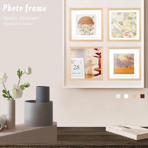 Picture Frames,Poster Frames,Display Pictures 8x8,10x10 With Mat or 12x12 Without Mat,Natural Solid Wood Frame,Hung On Walls Or Placed On Tables,Frames for Photos,Certificates. in Saudi Arabia