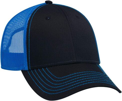OTTO 6 Panel Low Profile Contrast Vertical Mesh Back Cap in Kuwait