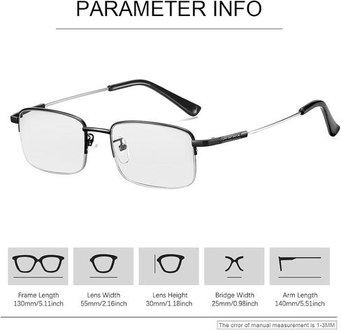 Photochromic Progressive Multifocus Reading Glasses UV Protection Anti Blue Light Transition Eyeglasses for Men Women in Saudi Arabia