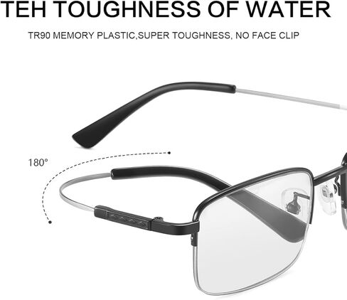 Photochromic Progressive Multifocus Reading Glasses UV Protection Anti Blue Light Transition Eyeglasses for Men Women in Saudi Arabia