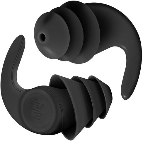 Pro Swim Ear Plugs | Waterproof, Reusable Silicone Earplugs for Swimming, Surfing, Snorkeling & All Water Sports (Green, Blue, Coral, 3 Pairs) in Saudi Arabia
