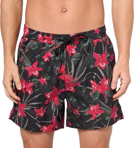 HUGO Men's Standard Tropical Leaf Swim Trunk in Saudi Arabia