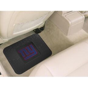 FANMATS 10838 New York Giants Heavy Duty Vinyl Cargo Mat 31"x31", All Weather Trunk Mat, Trunk Protection