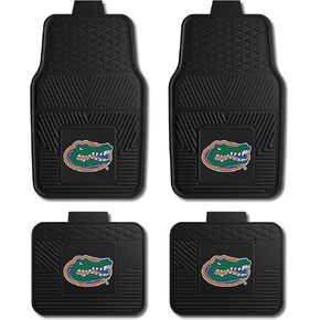 Fanmats Clemson University Tigers Set of 4 Car Mats for Cars, SUV, Pickups - All Weather Protection, Deep Reservoir design, Universal Fit - 3D NCAA Team logo - 29"x17" Front - 14"x 17" Rear Mat