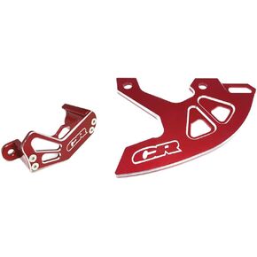 Rear Brake Disc Guard & Rear Caliper Guard Compatible with Honda CR 125 CR125R CR250 CR250R 2002-2008