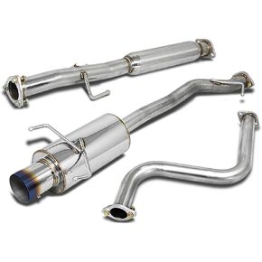DNA MOTORING CBE-HA90-BT Stainless Steel Cat Back Exhaust System [Compatible with 90-93 Honda Accord Sedan/Coupe ONLY]