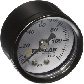 Fuelab 71501 1.5" 0-120 Psi EFI Fuel Pressure Gauge,Small