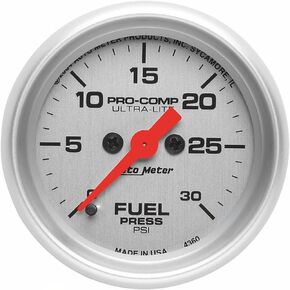 Auto Meter 4360 Ultra-Lite Electric Fuel Pressure Gauge