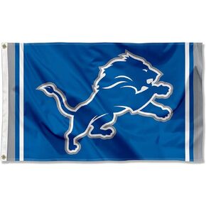 Detroit Lions New Logo Flag