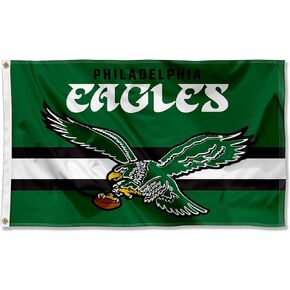 WinCraft Philadelphia Eagles Throwback Vintage Retro 3x5 Banner Flag