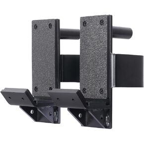 SYL Fitness J-Hooks for Squat/Power Rack - Available in 2"x2" and 3"x3", Heavy Duty J-Cups Barbell Holder with UHMV Pads