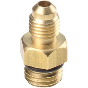 FJC 6018 R134a Coupler to R12 Hose Adapter 14mm x 1.5 x 1/4" Male Flare