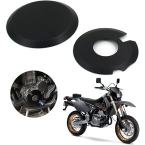 Engine Ignition Clutch Case Savers Guards Kit Protector Set Cover Aluminum Alloy for DRZ400 DRZ400S DRZ400E DRZ400SM KLX400 Black