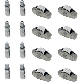 VEELECP Rocker Arms x 8 + Valve Lifters x 8 Replacement for 2.0L 2.2L 2.4L 2.5L Ecotec Engines - Envision Regal CT6 Camaro Impala Malibu Colorado Acadia Canyon G5 G6 Select 16 Valves Engine Models