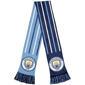 Icon Sports Manchester City Reversible Soccer Scarf, Blue, One Size, (MC21SC)
