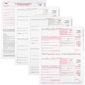 1098 Mortgage Interest -3 Part- Laser Form, Federal Set for 25, 2024