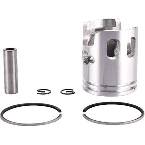WOOSTAR 40mm Big Bore Cylinder with Gaskets Piston Ring Kit Replacement for 2 Stroke Jog 50cc Minarelli 1E40QMB Engine Scooter
