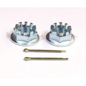 SET OF 2 REAR AXLE CASTLE NUTS & PINS FITS FOR HONDA TRX400EX 400 1999-2008,TRX300EX