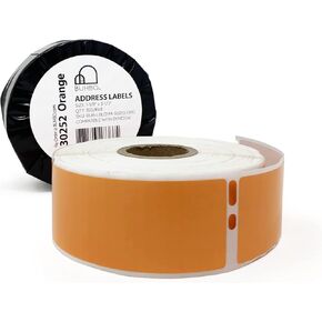 Buhbo Compatible with DYMO LabelWriter LW 1-1/8" x 3-1/2" Blue Mailing Address Label 30252 (350 Labels Per Roll) Blue in Kuwait