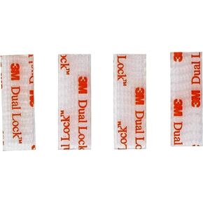 3M EZ Pass/I-Pass/SunPass/Fastlane Dual Lock Adhesive Mounting Strips 4 Strips Each 1-1/2 in Clear
