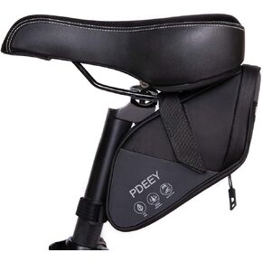 Bike Saddle Bag, Bicycle Under Seat Pouch, Cycling Wedge Pack for Mountain Road, Cycling Accessories Storage Velcro Pack Waterproof Durable Pouch for Mountain, Beach or Road Bikes