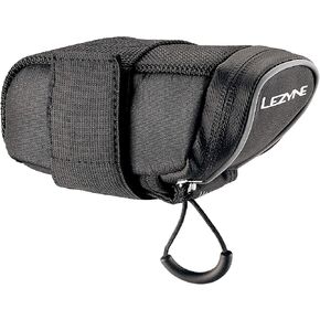 LEZYNE Micro Caddy Bicycle Saddle Bag, Aero-Shaped, Water Resistant, Quick Access, Multi-Tool Sleeve, Compact Bike Bag