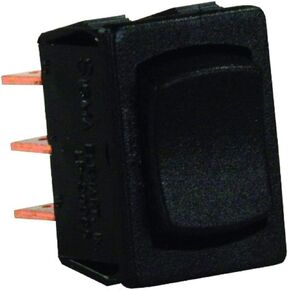 JR Products 13445 Mini Mom-On/Off/Mom-On Switch - Black