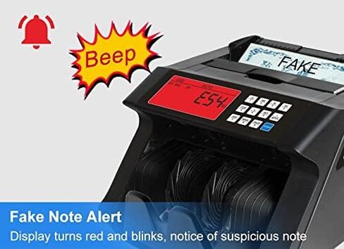 ماكينة عد النقود فئة الفواتير المختلطة، عد القيمة الاحترافي، عد العملات النقدية، كاشف التزييف - KHIPPUS Pro5500 in Kuwait