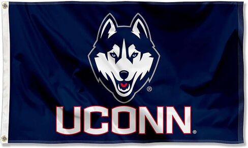 علم الكلية الكبير 3x5 من UCONN in Kuwait