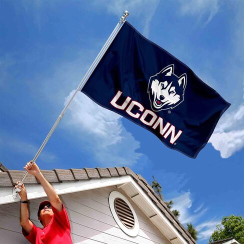 علم الكلية الكبير 3x5 من UCONN in Kuwait