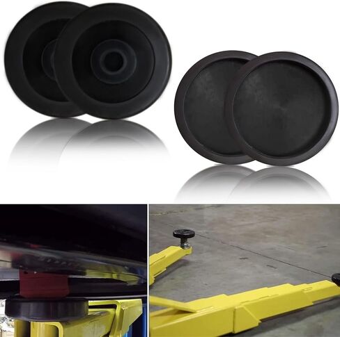 Round Rubber Arm Pads for BENDPAK DANNMAR Lift Set of 4 HD Slip on # 5715017 in Kuwait