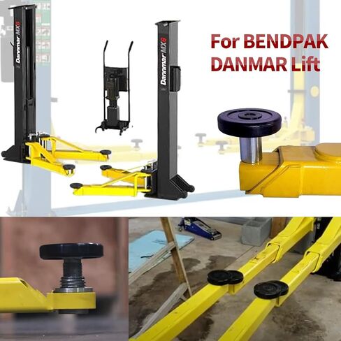 Round Rubber Arm Pads for BENDPAK DANNMAR Lift Set of 4 HD Slip on # 5715017 in Kuwait