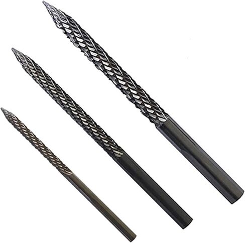 ZERINT CB-M03 مجموعة أدوات إصلاح الإطارات من الكربيد، مجموعة واحدة؛ ضياء. 1/8"، 3/16" و 1/4" 1 قطعة لكل منهما in Kuwait