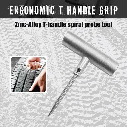 طقم إصلاح الإطارات من ميليني، 38 قطعة طقم توصيل الإطارات للسيارة، الشاحنة، الجرار، الدراجة النارية، ATVT، RV، جرار إصلاح ثقب الإطارات المسطحة الثقيلة in Kuwait