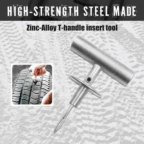 طقم إصلاح الإطارات من ميليني، 38 قطعة طقم توصيل الإطارات للسيارة، الشاحنة، الجرار، الدراجة النارية، ATVT، RV، جرار إصلاح ثقب الإطارات المسطحة الثقيلة in Kuwait