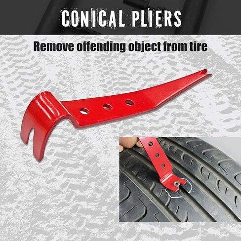 طقم إصلاح الإطارات من ميليني، 38 قطعة طقم توصيل الإطارات للسيارة، الشاحنة، الجرار، الدراجة النارية، ATVT، RV، جرار إصلاح ثقب الإطارات المسطحة الثقيلة in Kuwait