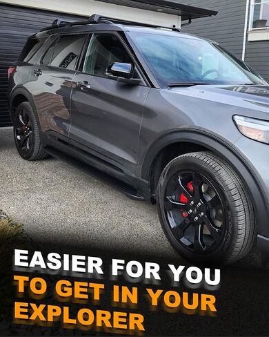 Snailfly Running Boards Fit for 2020-2024 Ford Explorer Base ST XLT Limited Platinum ST-Line Timberline Side Steps w/Mud Flaps in Saudi Arabia