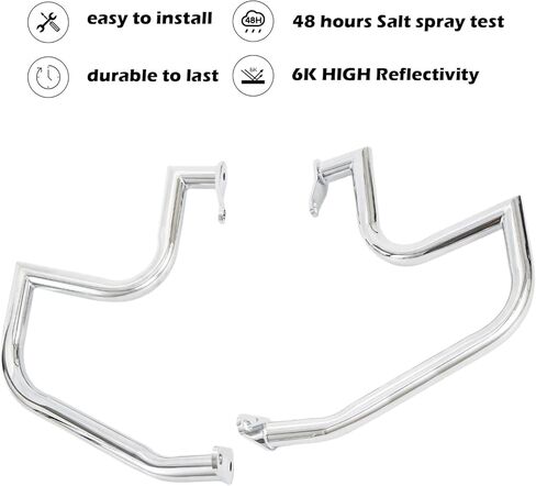 Crash Bar Engine Guard Highway Freeway Bar for Suzuki VL800 Intruder Volusia 800 C50 M50 Boulevard 2005-2022 (Black) in Saudi Arabia