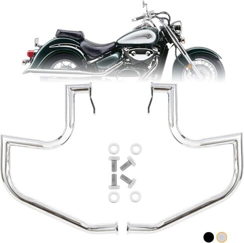 Crash Bar Engine Guard Highway Freeway Bar for Suzuki VL800 Intruder Volusia 800 C50 M50 Boulevard 2005-2022 (Black) in Saudi Arabia