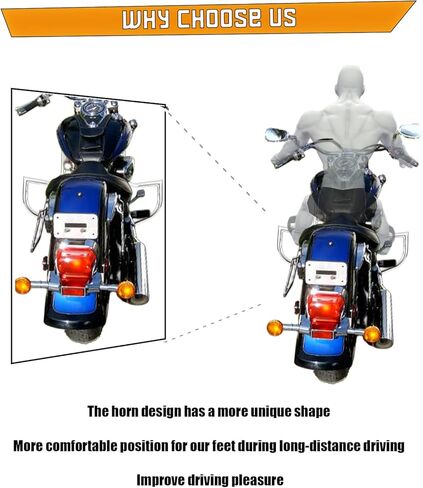 Crash Bar Engine Guard Highway Freeway Bar for Suzuki VL800 Intruder Volusia 800 C50 M50 Boulevard 2005-2022 (Black) in Saudi Arabia