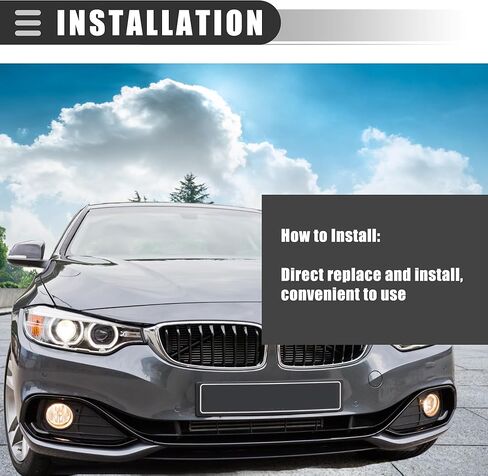 مفتاح تحرير الباب الخلفي للسيارة من Motoforti، مفتاح تحرير صندوق السيارة، لسيارة BMW 428i 2014-2016، معدن مطاطي بلاستيكي، 51247368753، أسود in Kuwait