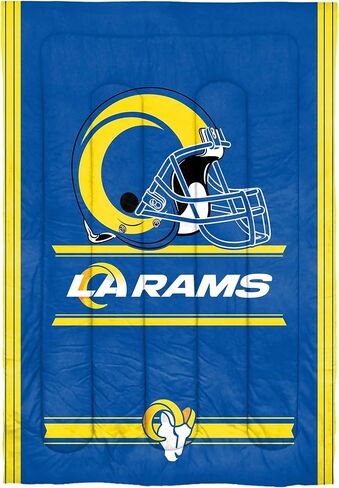 Northwest NFL Los Angeles Rams Comforter and Sham Set, Twin, Safety in Saudi Arabia