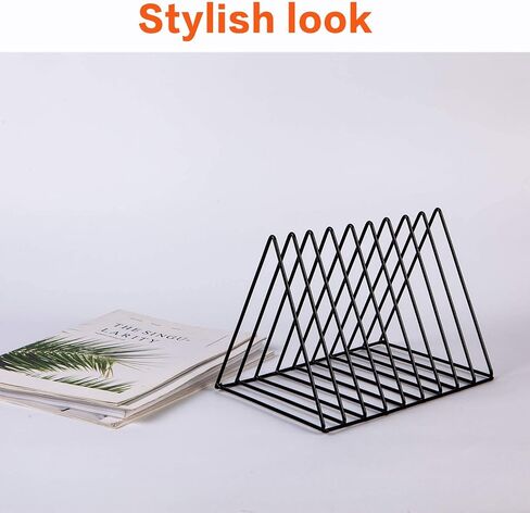 حامل سجل الفينيل المعدني للألبومات 2-حزمة، حامل مجلة رف المجلات حامل الفينيل حامل، رف تخزين الفينيل لLP، دعامة الصورة in Kuwait