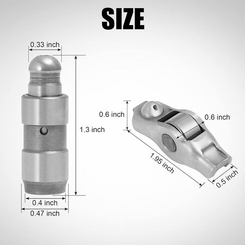Rocker Arm and lifter 12Pcs Compatible with ChrysIer 200 300 Dodge Ram 1500 Challenger Charger Journey Avenger for Jeep Grand Cherokee Wrangler 3.6L Replace 5184296AH 5184332AA in Saudi Arabia