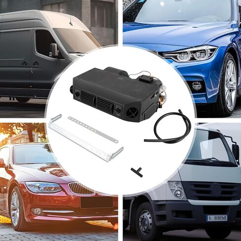 مكيف هواء عالمي TBVECHI، مبخر تكييف هواء للسيارة بقدرة 12 فولت 30 وات، بارد مع دعامات تثبيت وخرطوم تصريف، نوع تبريد فردي بتيار متردد ثلاثي السرعات لمنزل متنقل للسيارة الكلاسيكية in Kuwait